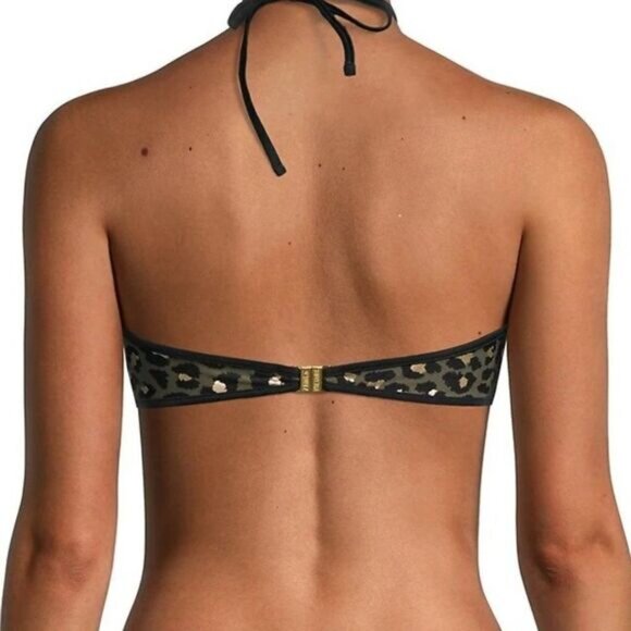 Zadig & Voltaire Khaki Bandeau Bikini Top XXL (44) - Picture 2 of 3